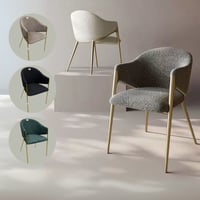 طقم 2 كراسي قماش فرو عدة ألوان