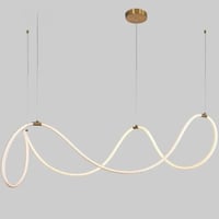 ثريا ليد مودرن برونزي 3 اضاءات 150 سم