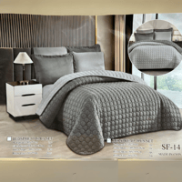 طقم لحاف مضغوط نفر مودرن عدة الوان