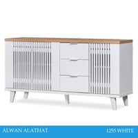 دولاب بوفية لون ابيض