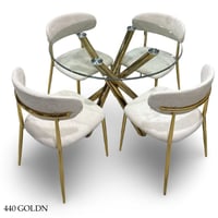 طقم طاولة طعام 4و6 كراسي عدة ألوان