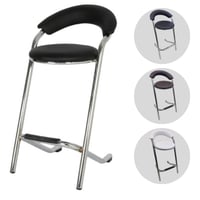 كرسي بار جلد مودرن عدة الوان