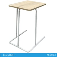 طقم 4 طاولات خشب بأرجل حديد عدة ألوان