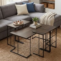 طقم طاولات قهوه عدة الوان