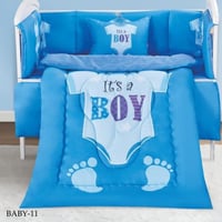 طقم لحاف اطفال 5قطع عدة الوان