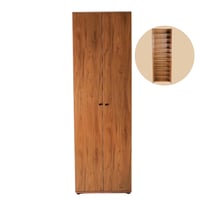 دولاب بابين لون بني