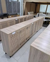 دولاب عدة مقاسات لون خشبي