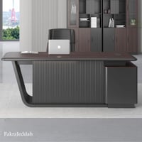 مكتب مدراء مودرن 200 سم بني