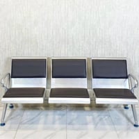 كراسي انتظار ثلاثي جلد عدة ألوان