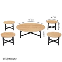 طقم طاولات ارضي عدة الوان