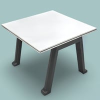 طاولة شاي مكتبية لون ابيض