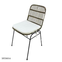 طقم 2كراسي خيزران عدة الوان