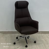 كرسي مكتب دوار جلد عدة الوان