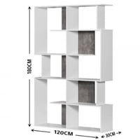 رف تخزين خشب عدة ألوان