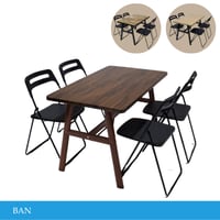 طقم طاولة و 4 كراسي عدة ألوان