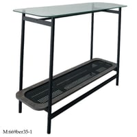 مدخل راتان وزجاج عدة ألوان