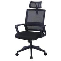 كرسي مكتب دوار لون اسود