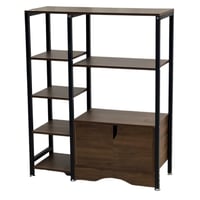 دولاب مع أرفف لون بني