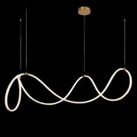 ثريا ليد مودرن برونزي 3 اضاءات 150 سم