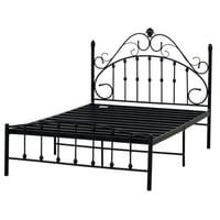 سرير عدة مقاسات لون أسود