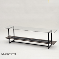 طاولة بلازما راتان وزجاج 160 سم