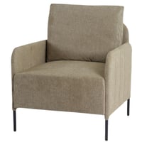 كرسي قماش مفرد بيج