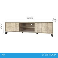 طاولة تلفزيون خشبي 180و160و140 سم