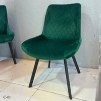 كرسي طاوله طعام مخمل عدة الوان