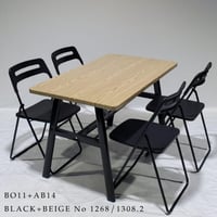 طقم طاولة و 4 كراسي عدة ألوان