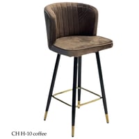 كرسي بار مخمل عدة ألوان