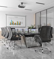 كرسي مكتب أسود فخم