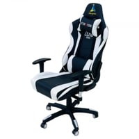 كرسي قيم دوار متحرك لون أبيض