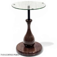 طاولة خدمة زجاج عدة ألوان