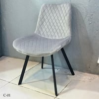 كرسي طاوله طعام مخمل عدة الوان