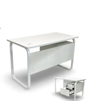 مكتب مع ادراج 120و140 سم عدة الوان