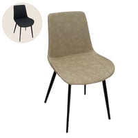 طقم 4كراسي جلد عدة ألوان