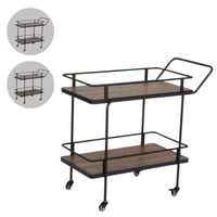 عربة تقديم عدة ألوان