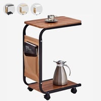 طقم 4 طاولات خدمة متحركة عدة ألوان