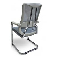 كرسي مكتب ثابت اسود ورمادي