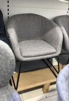 طقم 2 كراسي قماش عدة ألوان