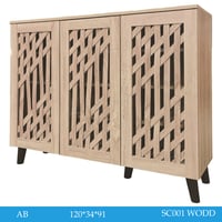 دولاب جزامة عدة مقاسات لون خشبي