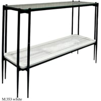 مدخل زجاج وراتان عدة ألوان