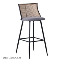 كرسي بار راتان عدة الوان