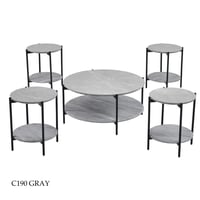 طقم طاولات سيراميك عدة ألوان