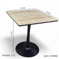 طاولات بورسلان مربع كوفي ومطاعم عدة مقاسات