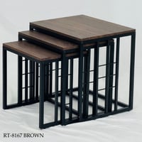 طقم طاولات خدمة مدرج عدة ألوان