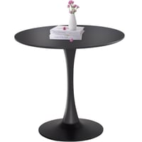 طاولة بورسلان مقاس 70و80 سم لون أسود