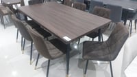 طقم طاولة وست كراسي