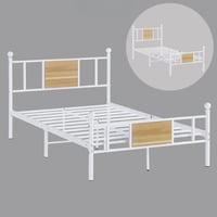 سرير لون ابيض عدة مقاسات