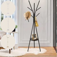 علاقة ملابس عدة ألوان وأشكال